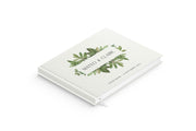 Foliage Frame | Personalised Guest Book - Evergreen Three White linen
